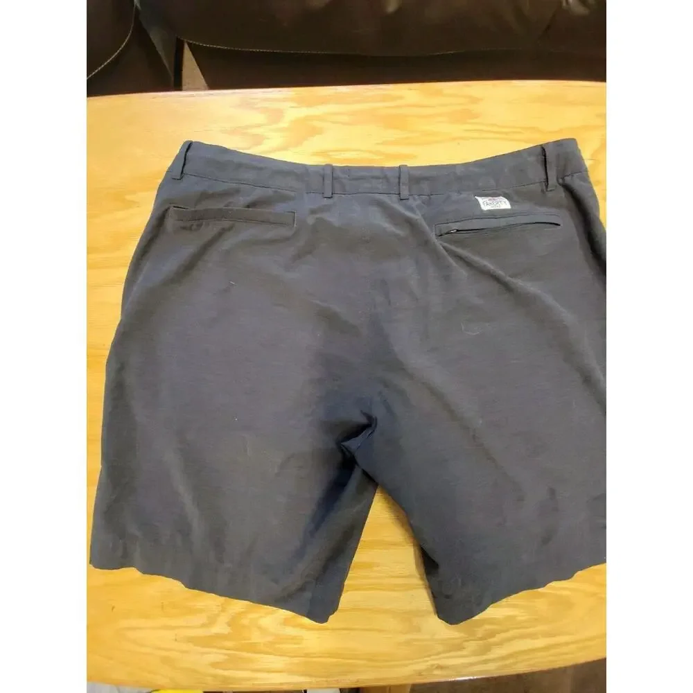 Faherty Shorts Mens 38 Gray Belt Loop All Day Flat Front Water Repellant MSC0012
